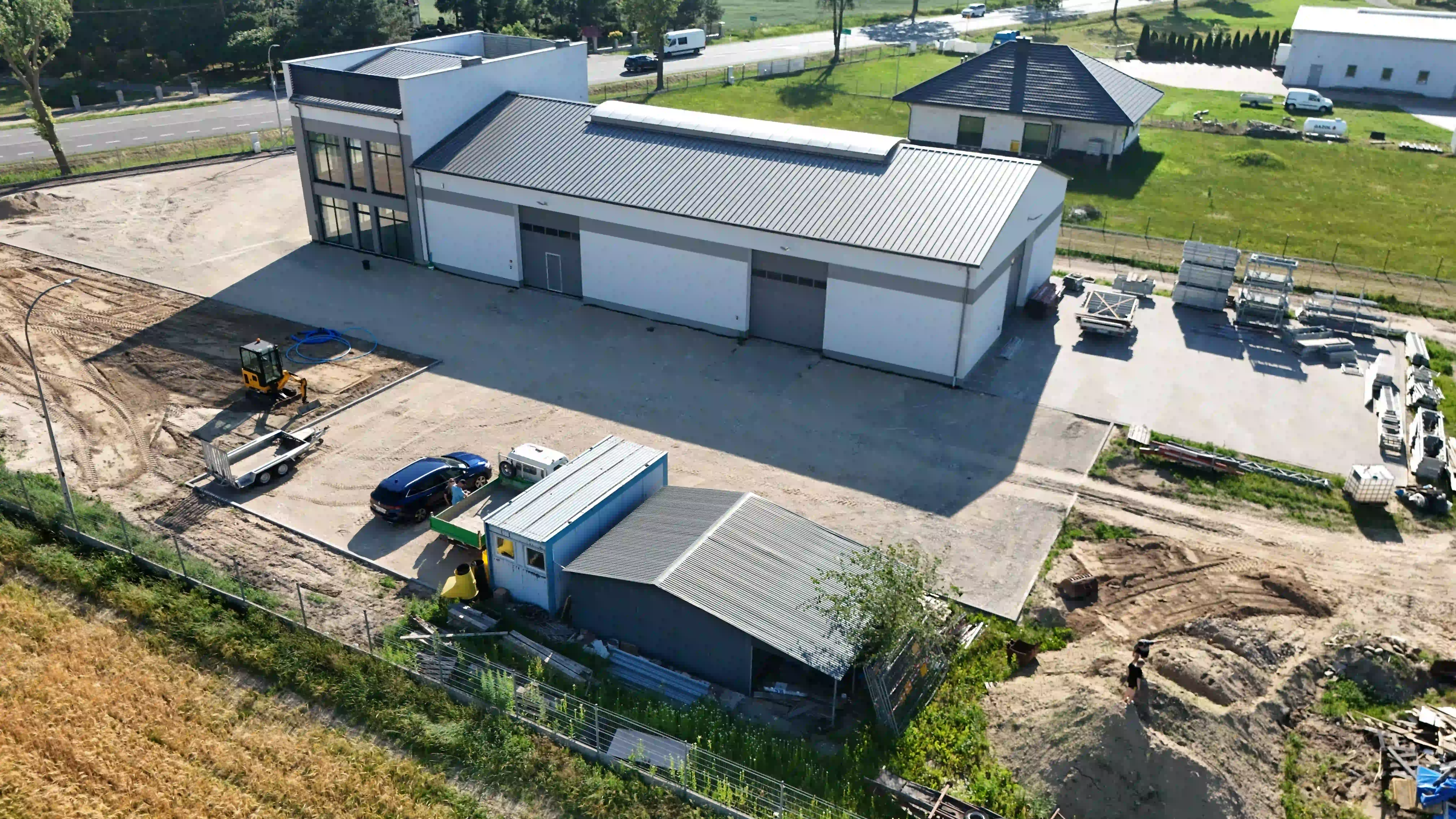 Układanie kostki brukowej w trakcie realizacji Siedlce